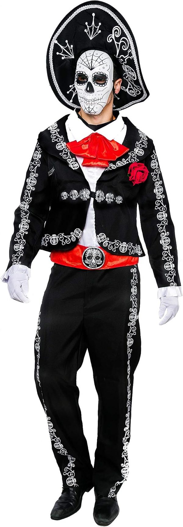 HALLOWEEN - Mens Day of The Dead Mariachi Senor Adult Costume - Image 3