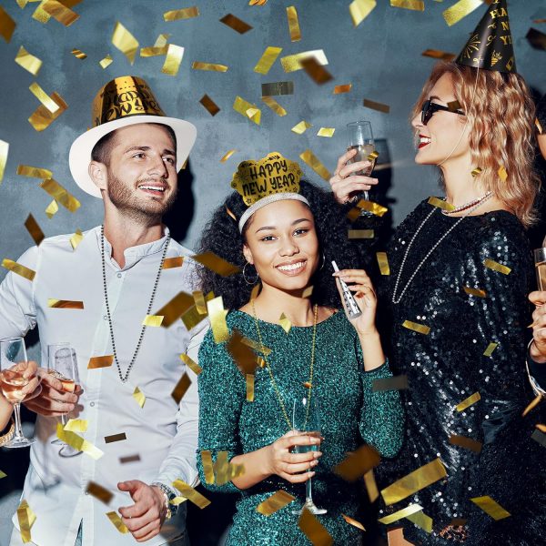New Year's Eve - 108 Pcs Happy New Year's 2024 Party Kit for 36 People - Image 5