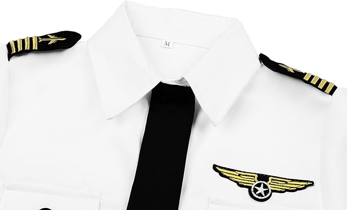Career Day PILOT – Child Airline Pilot Costume for Kids - Image 4