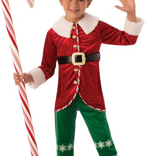 CHRISTMAS/NATIVITY COSTUMES – BOYS – PREMIUM Elf Costume SIZE LARGE
