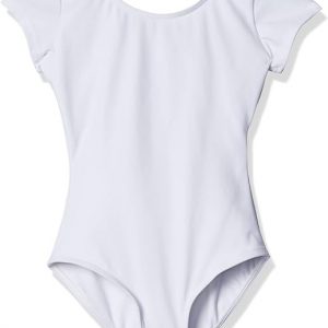 LEOTARD - Child Short Sleeve WHITE Capezio Leotard - Girls