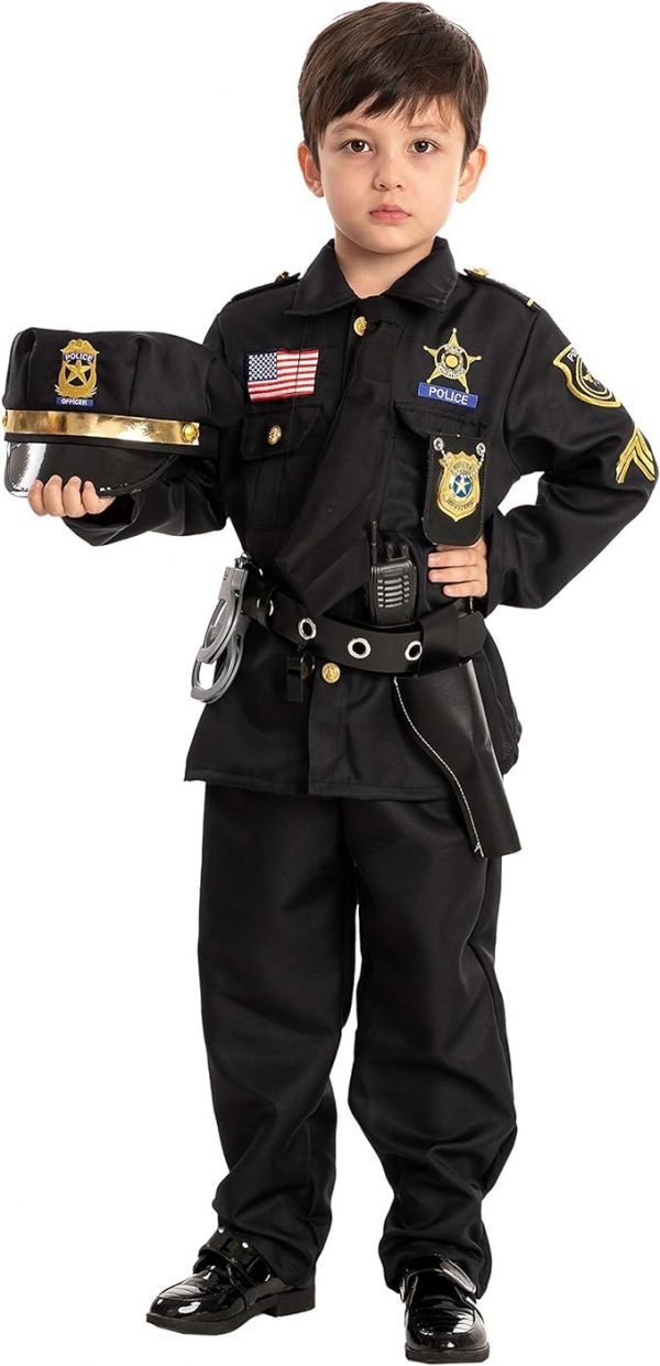 Career Day POLICE - Kids DELUXE Police COP Costume FULL SET - Image 5