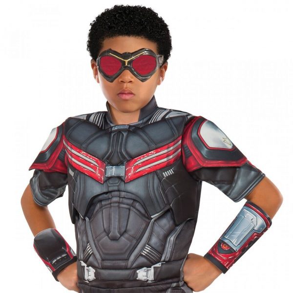 Super Hero Boy – Kids Deluxe Falcon Superhero Marvel Costume SIZE MEDIUM - Image 4