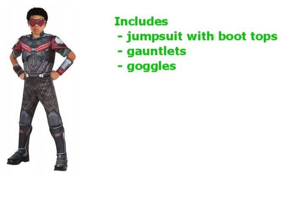 Super Hero Boy – Kids Deluxe Falcon Superhero Marvel Costume SIZE MEDIUM - Image 2