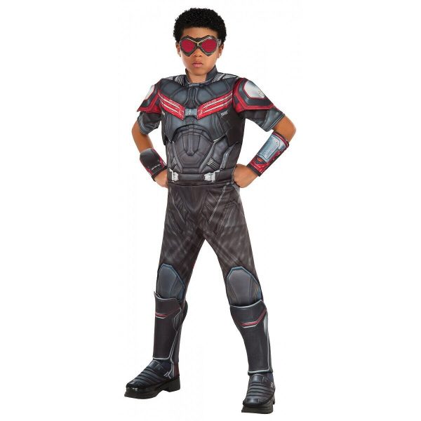 Super Hero Boy – Kids Deluxe Falcon Superhero Marvel Costume SIZE MEDIUM