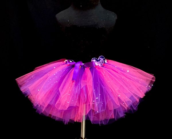 CUSTOM MADE Child tutu – TODDLER PURPLE-PINK Sparkle Tutu Fits 1yrs