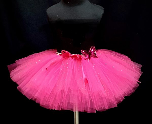 CUSTOM MADE Child tutu – BABY HOT PINK Sparkle Tutu Fits up to 1yr
