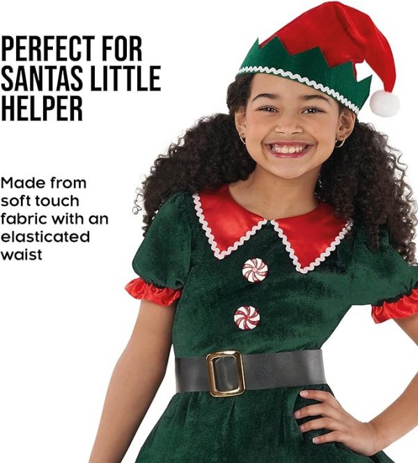 CHRISTMAS/NATIVITY COSTUMES - GIRLS - Workshop Elf Costume - Image 2