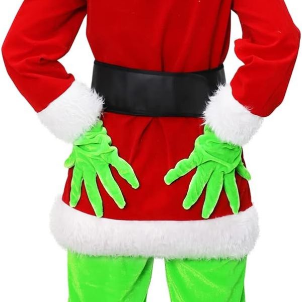 CHRISTMAS/NATIVITY COSTUMES – BOYS – Kids Green Big Monster Grinch Costume