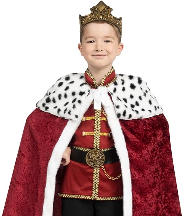 PRINCE - Child Regal Prince Outfit, King Costume for Kids