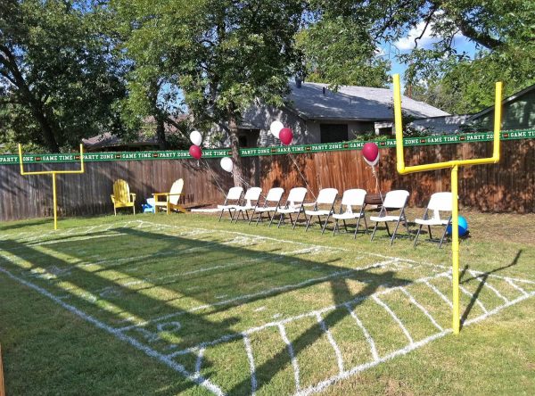 Super Bowl - 8in Inch Tall X 25ft Feet Long Football Banner Tape Decoration - Image 2