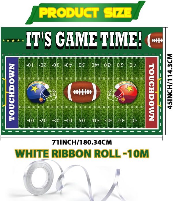 Super Bowl - Football Game Party Sign (71 X 45 Inch) - Image 4