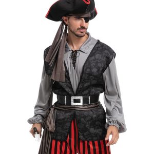 PIRATE - Men's  ROGUE PIRATE COSTUME - SIZE: XLARGE