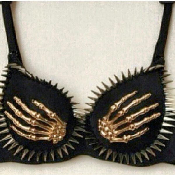 SPIKE SKELETON BRA