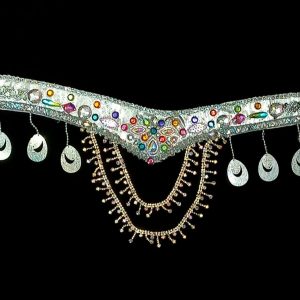 Carnival Rhinestone Waist piece - SILVER 1