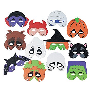 Children Halloween Foam Masks