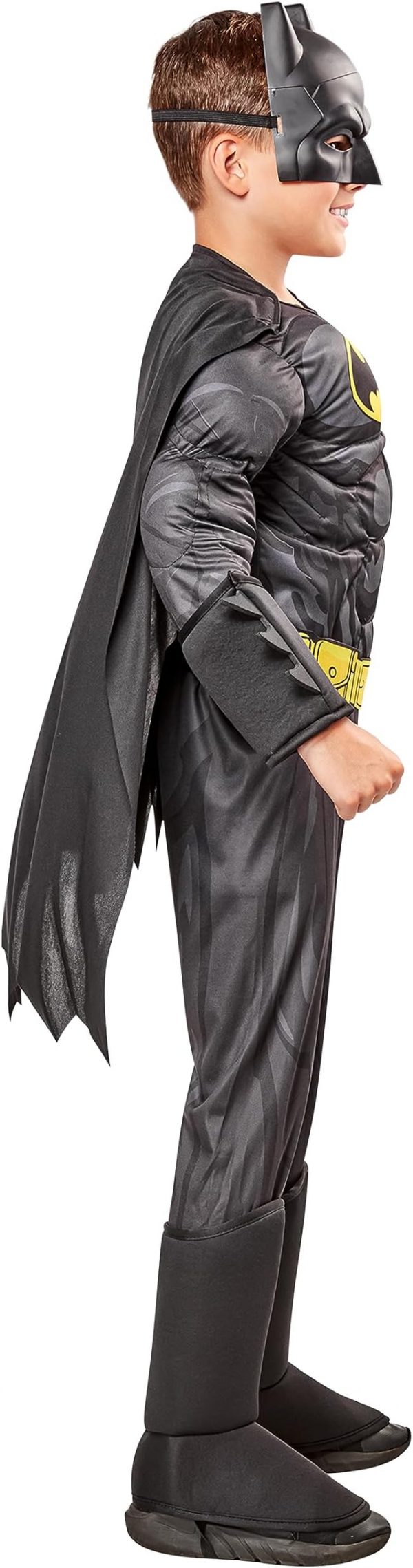 Super Hero Boy – Batman Boys DC Comics Deluxe Batman Costume CHD SIZE LARGE(8-10) - Image 4