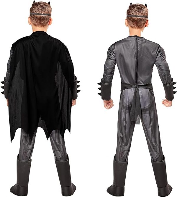 Super Hero Boy – Batman Boys DC Comics Deluxe Batman Costume CHD SIZE LARGE(8-10) - Image 3
