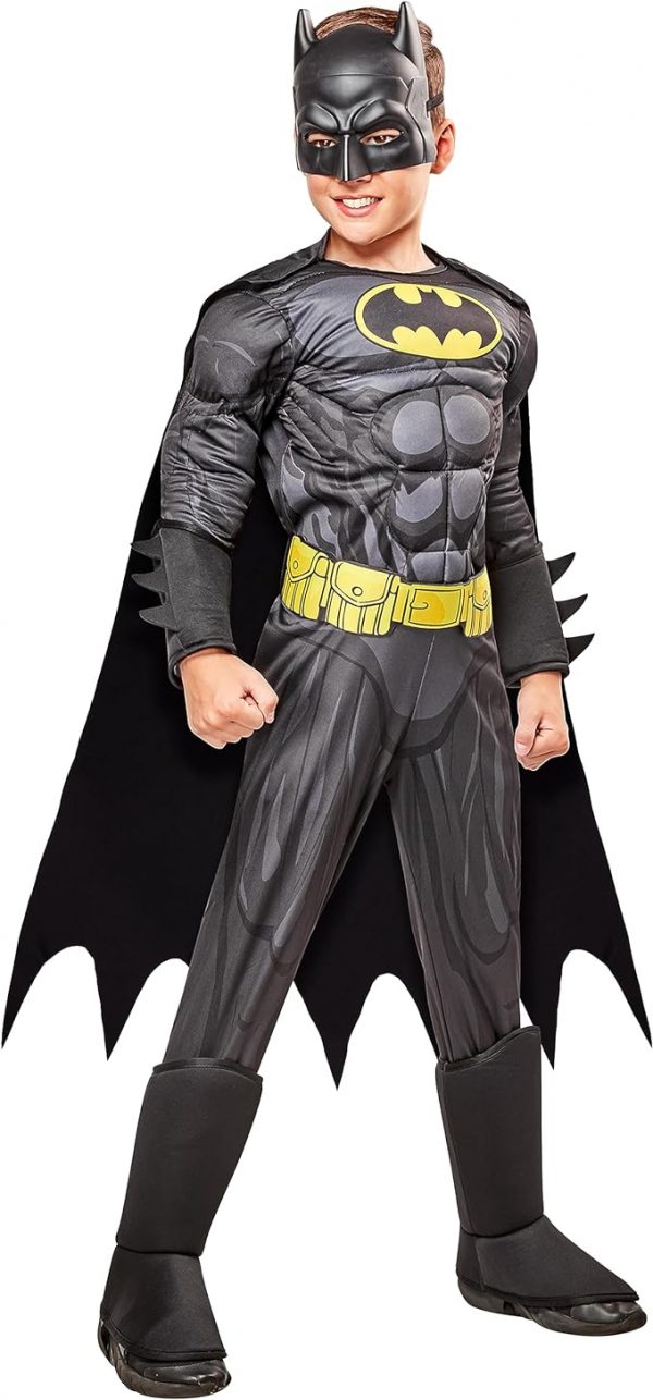 Super Hero Boy – Batman Boys DC Comics Deluxe Batman Costume CHD SIZE LARGE(8-10) - Image 6