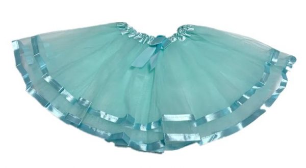 GIRLS RIBBON TUTU – GIRLS RIBBON TUTU SKIRT - SKY BLUE