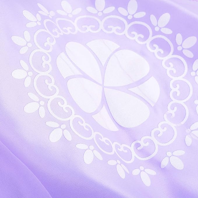 Girls Princess Sofia Girls Floor length Party LILAC Dress with accessories SIZE 8 - Image 3