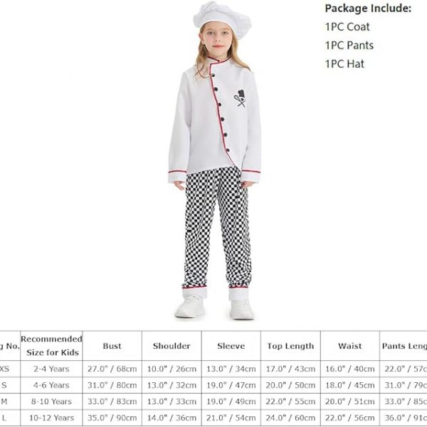 Career Day CHEF – KIDS 3PCS Chef Dress Up Outfits