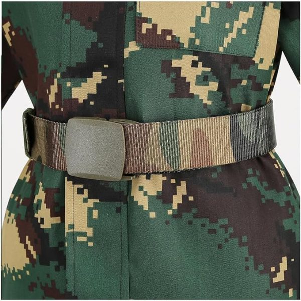 Career Day ARMY – Boys Deluxe Kid’s Camo Combat Soldier Army Costume DARK GREEN SIZE: 12-14