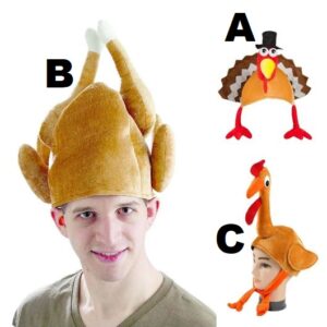 Funny Funny Thanksgiving Decoration Turkey Hat