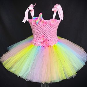 CUSTOM MADE Child tutu dress - Toddlers flower, girl fairy Tutu Dress SIZE: Fits 2-3yrs