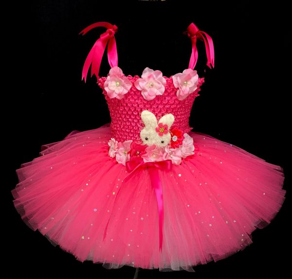 CUSTOM MADE Child tutu dress - Toddlers Flower Girl PINK Fairy Tutu Dress SIZE: Fits up to 3yrs