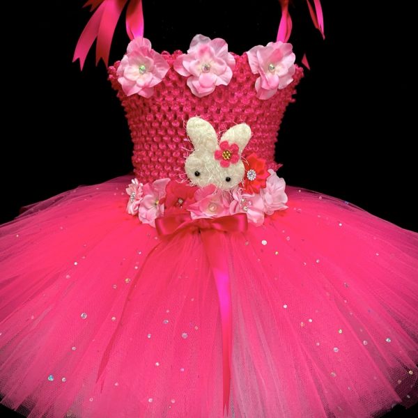CUSTOM MADE Child tutu dress – Toddlers Flower Girl PINK Fairy Tutu Dress SIZE: Fits up to 3yrs