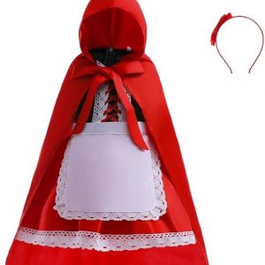 Little Red Riding Hood Fancy Dress Up Costume Set