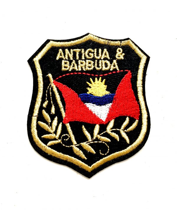 MILITARY PATCH - Antigua Embroidery Patch - BLACK/GOLD
