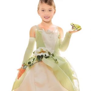 Girls Tiana Costume Dress SIZE 10-11YRS