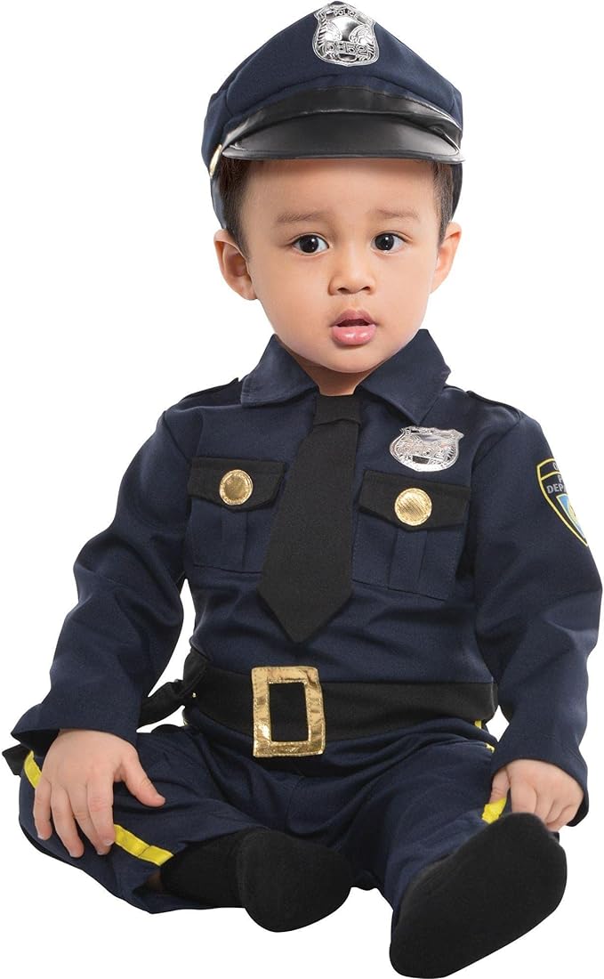 Career Day POLICE – BABY Cop Recruit POLICE Costume - Image 2