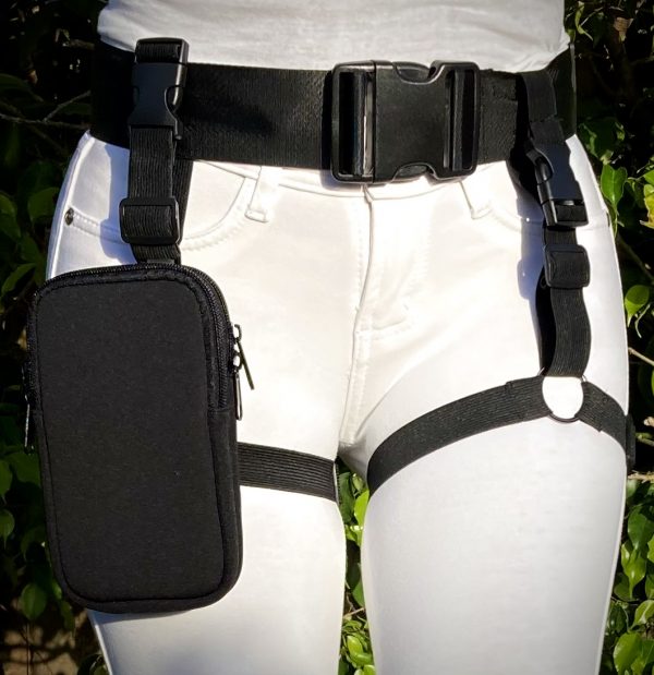 Leg Holster - CIA Tactical Double Leg Holster Pouch - BLACK - Image 7