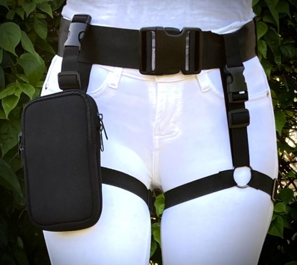 Leg Holster - CIA Tactical Double Leg Holster Pouch - BLACK