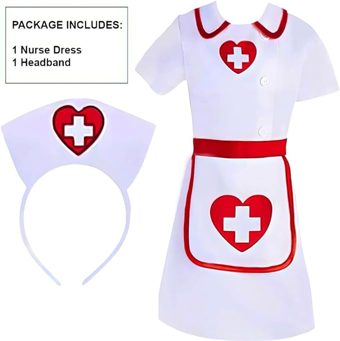 Career Day NURSE - Sweetheart Nurse Costume For Girls - Image 2