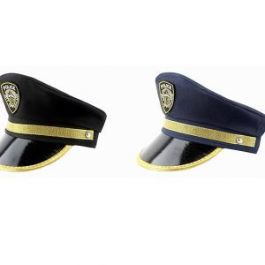 POLICE HAT FOR KIDS BLACK OR NAVY