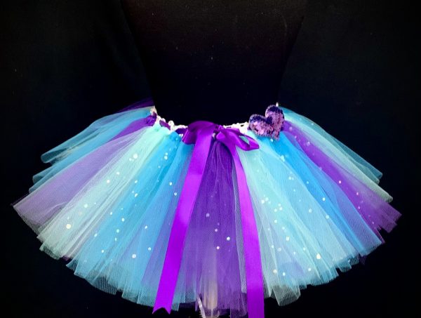 CUSTOM MADE Child tutu – BABY PURPLE-TURQUOISE-AQUA SPARKLE Tutu Fits up to 1yr
