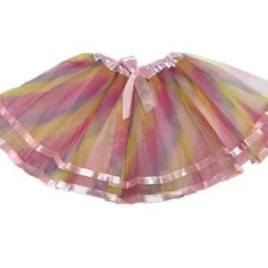 GIRLS RIBBON TUTU – GIRLS RIBBON TUTU SKIRT - COLORFUL