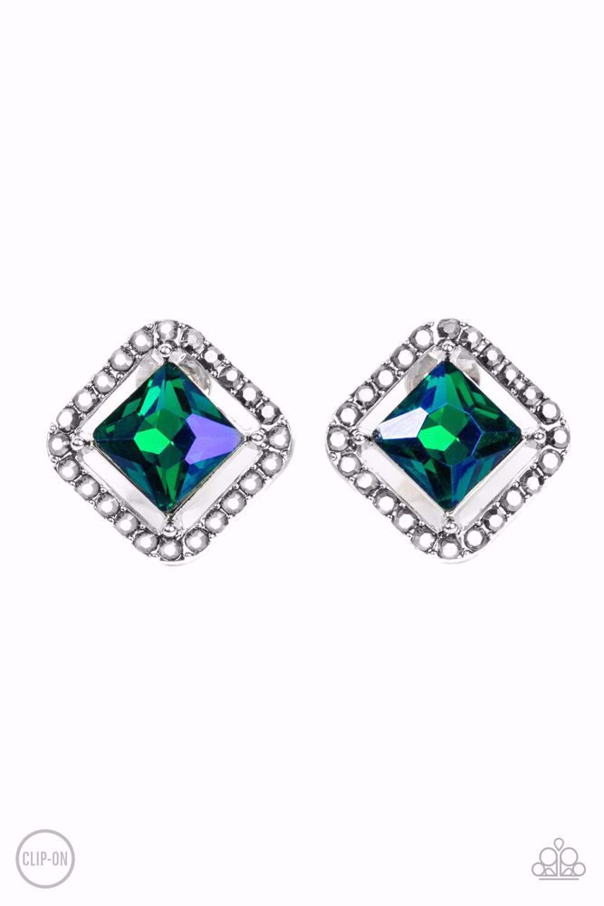 EARRINGS – Cosmic Catwalk - Green