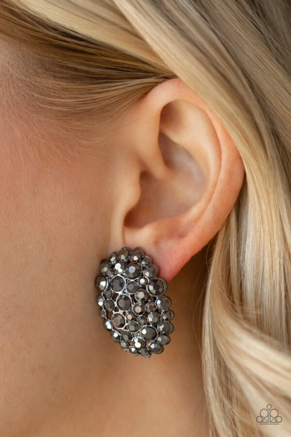 EARRINGS – Daring Dazzle - Black - Image 2