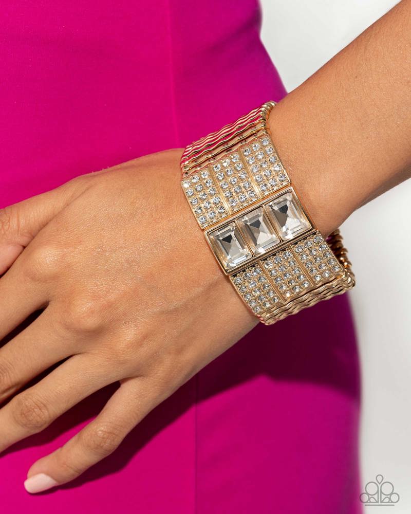 Bracelet – Dramatic Diva -Gold - Image 2