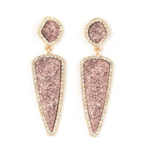 EARRINGS – Druzy Desire - Gold