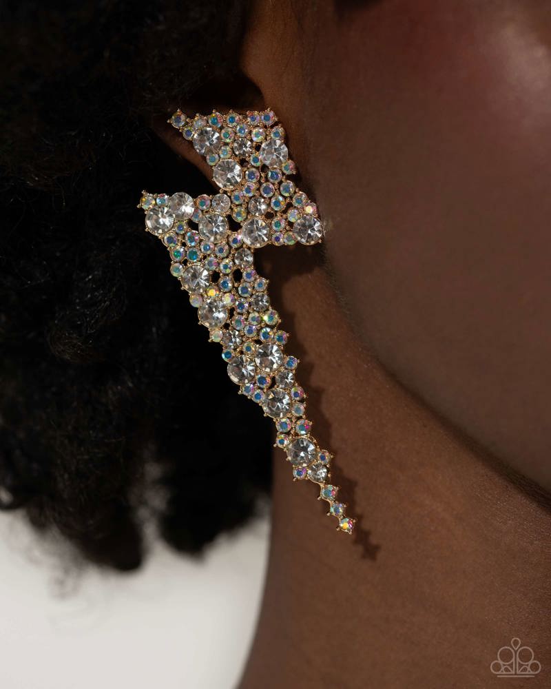 EARRINGS – Electric Effulgence - Gold - Image 2