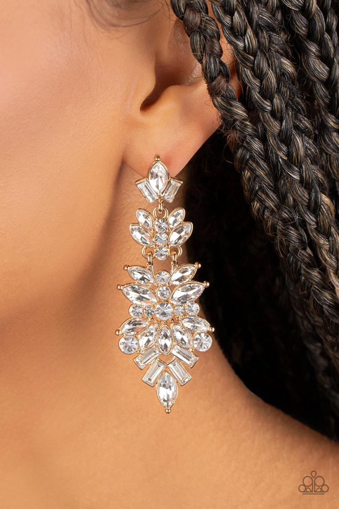 EARRINGS – Frozen Fairytale - Gold - Image 2