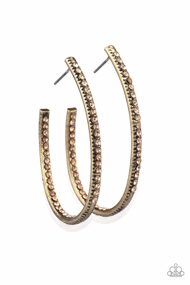 EARRINGS – Globetrotting Glitter - Brass