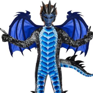 HALLOWEEN - Boys Halloween Kid Dragon Costume BLUE