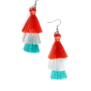 EARRINGS – Hold On To Your Tassel! - Orange